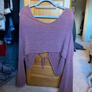 Free People Open Back Long Sleeve